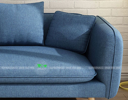Mẫu ghế sofa băng thiết kế dạng tròn mềm mại